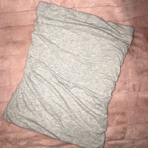 Gray Tube Top